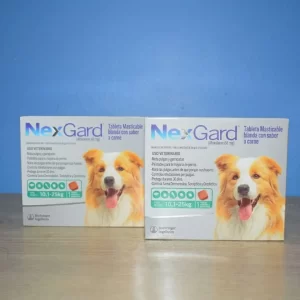 Caja de NexGard para perros entre 10.1 y 25 kg antipulgas y garrapatas
