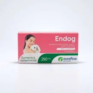 Endog 250 mg vermífugo de amplio espectro para perros