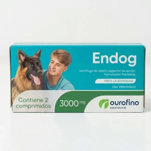 Endog 3000 mg vermífugo de amplio espectro para perros grandes