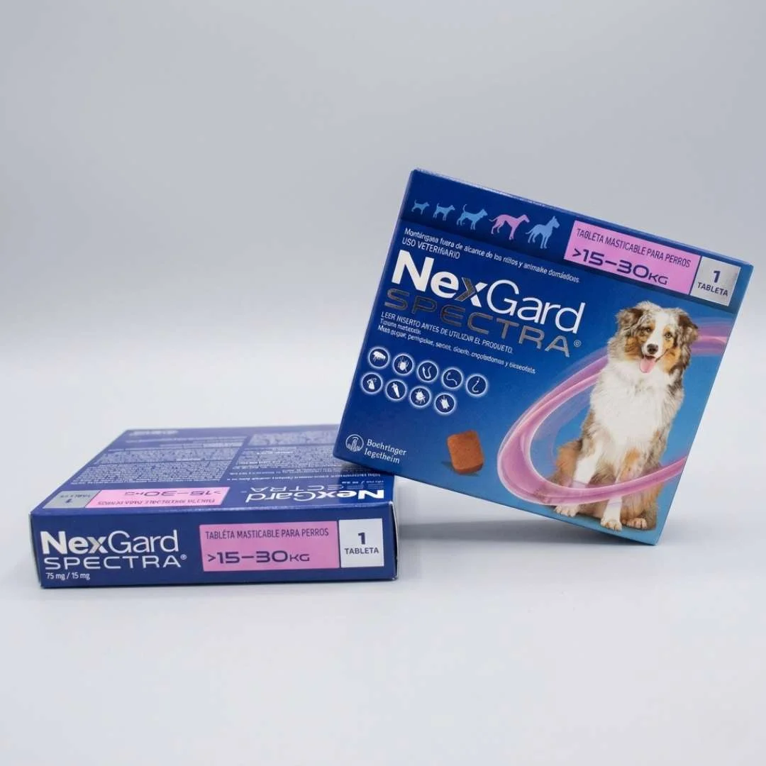 nexgard spectra 15 a 30 kg perros antipulgas bogota cpa