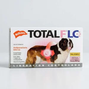 Total FLC antiparasitario interno para perros grandes de 20 a 60 kg