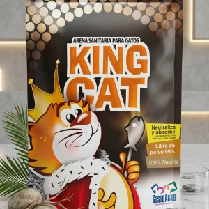 Arena sanitaria para gatos King Cat Café de 4,5 kg